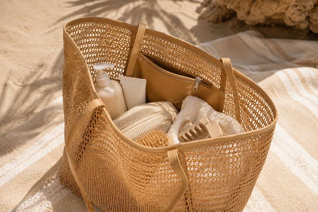 Woven Beach Tote Bag